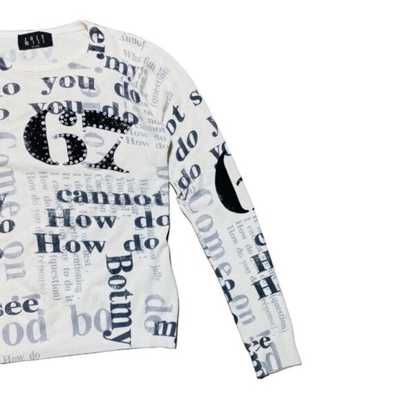 Just Mist Crop Top Long Sleeve Y2K Streetwear Shimmer Crewneck - Picture 2 of 7